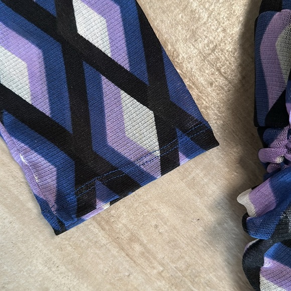 Diane Von FURSTENBERG Rilynn Mesh faux-wrap midaxi dress M - Picture 6 of 12